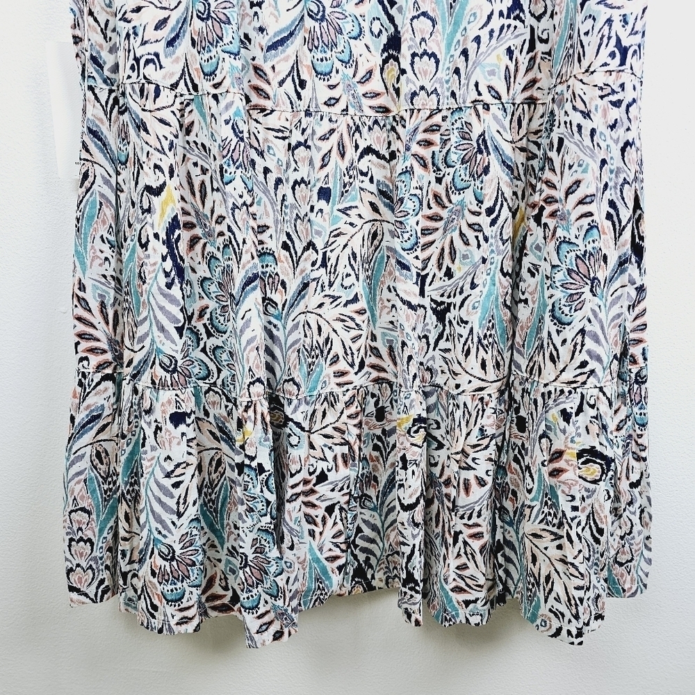Lucky Brand Tiered Ruffle Dress NWT, size Large - Picture 7 of 11